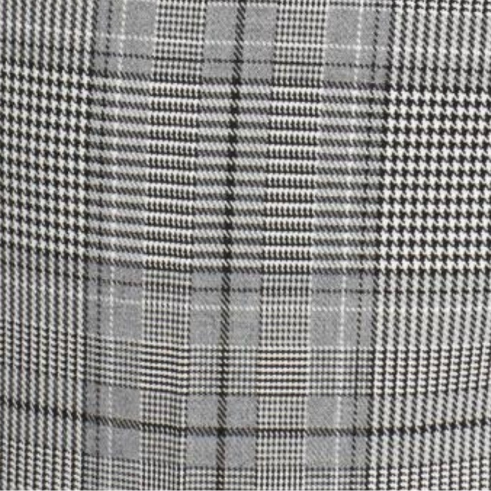 Halogen Nordstrom Women's Size 4P Trouser Dress Pants Plaid Wide Leg Cropped - Picture 5 of 11